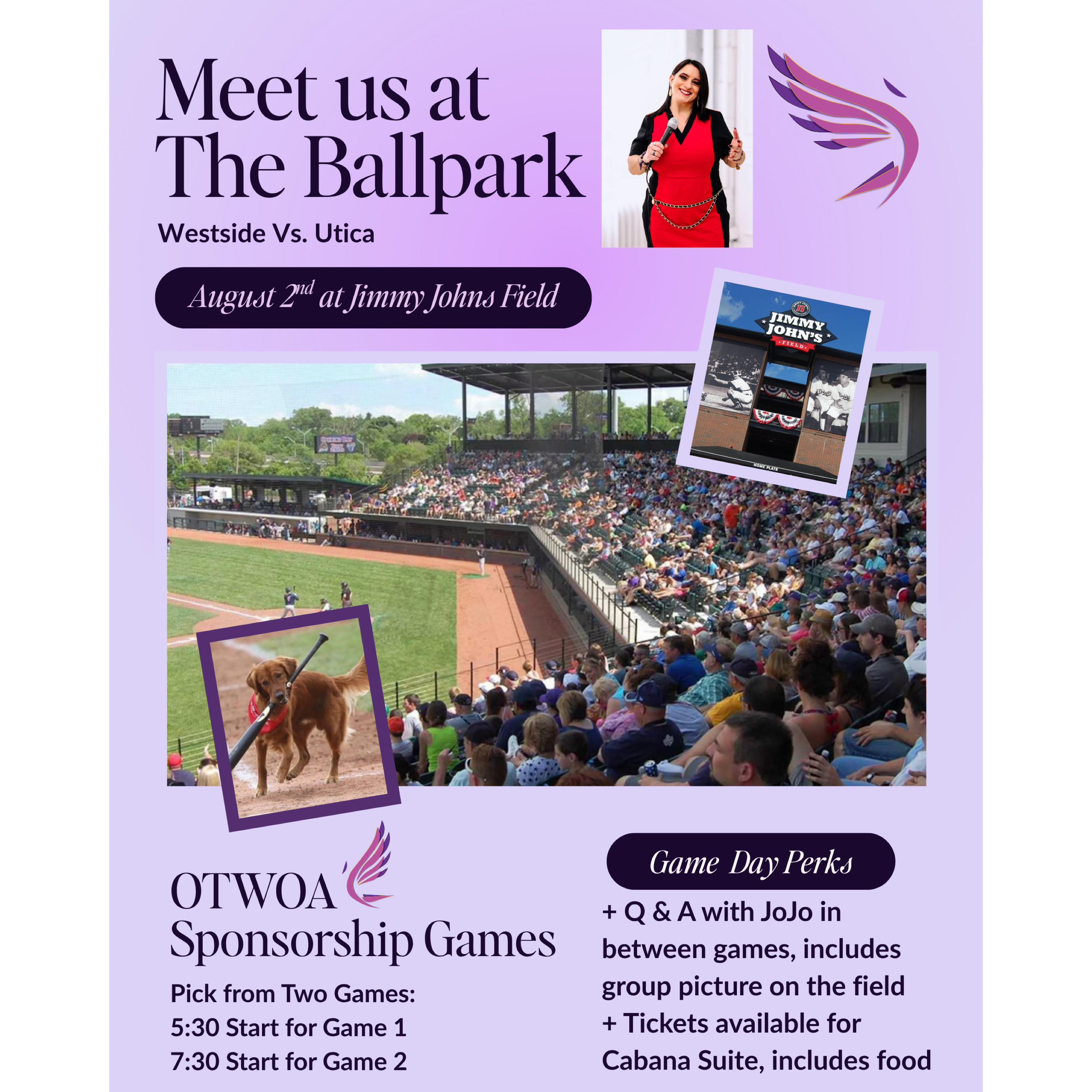 Campaign cover image for On The Wings of Angels X Jimmy Johns - 7:30 Game