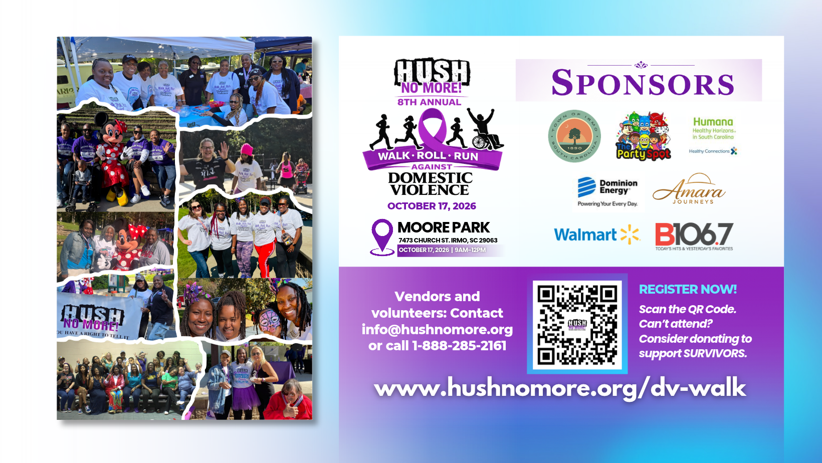 Campaign cover image for Walk, Roll & Run Against Domestic Violence