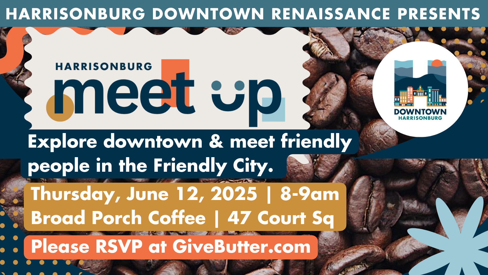 Campaign cover image for Harrisonburg Meet Up at Broad Porch Coffee