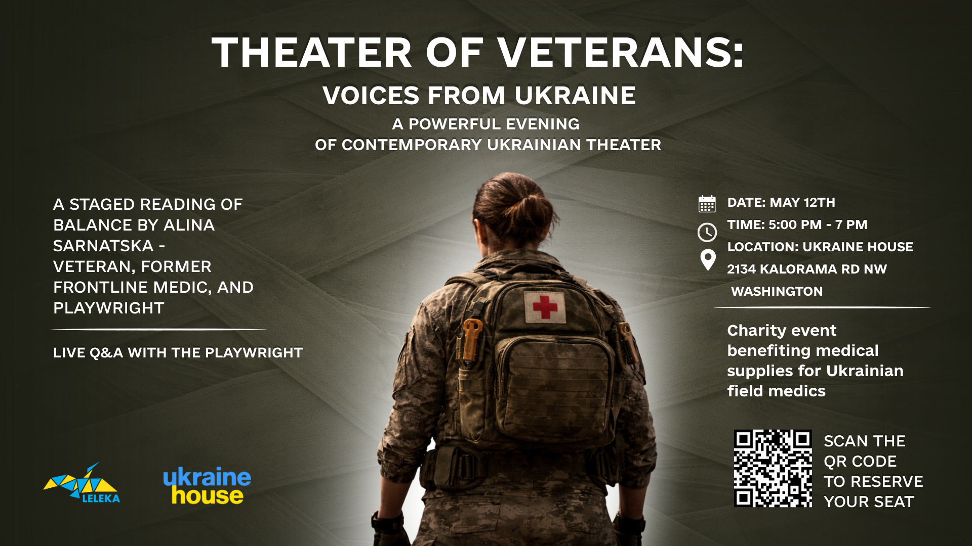 Campaign cover image for Theater of Veterans: Voices from Ukraine