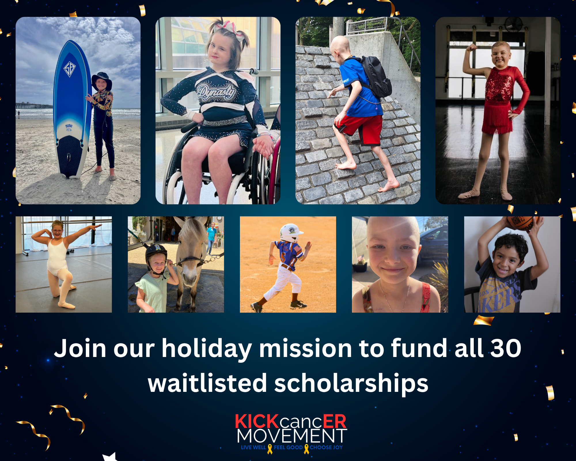 Campaign cover image for Make Holiday Wishes Come True for Young Cancer-Fighting Warriors