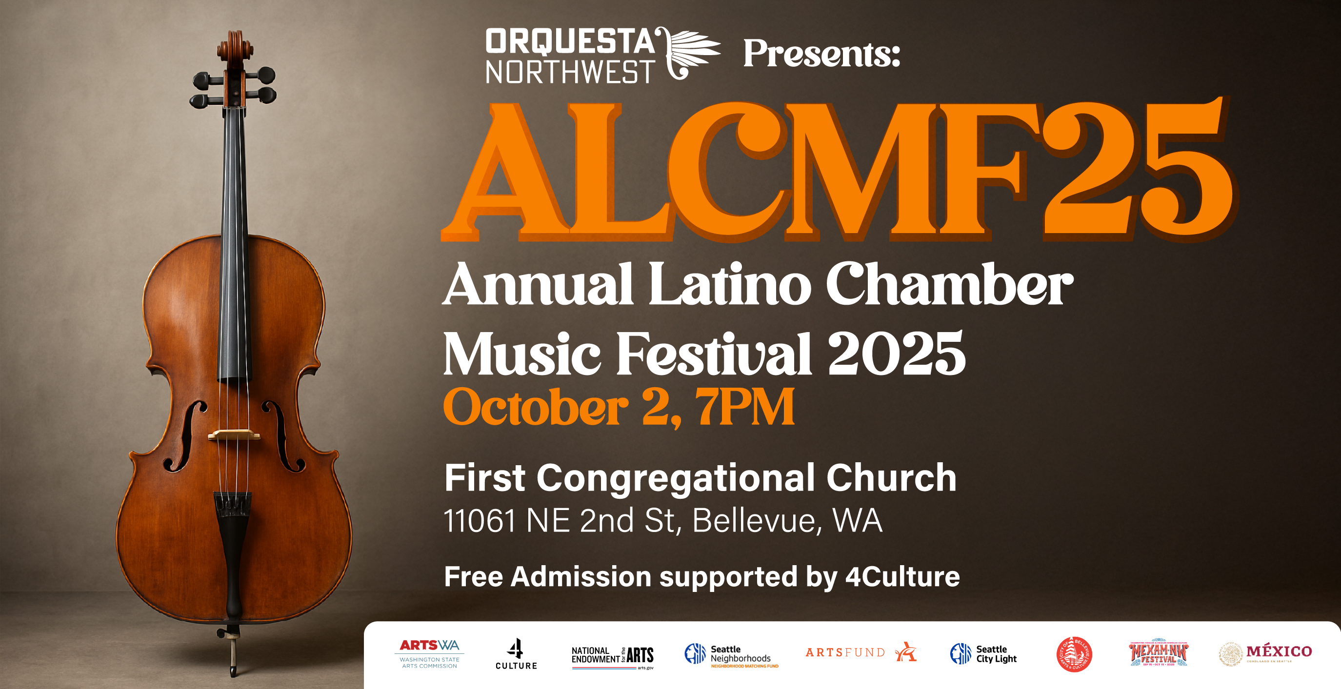 Campaign cover image for 2025 Latino Chamber Music Festival Concert no. 1
