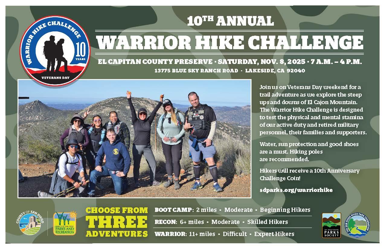Campaign cover image for 10 Years Strong: The Warrior Hike Challenge