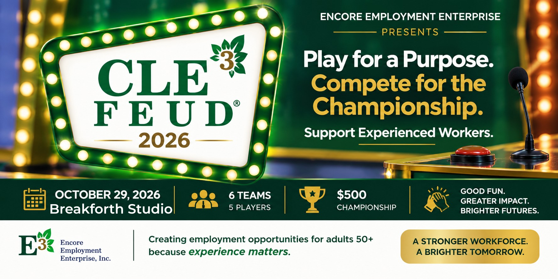 Campaign cover image for CLE FEUD® 2026