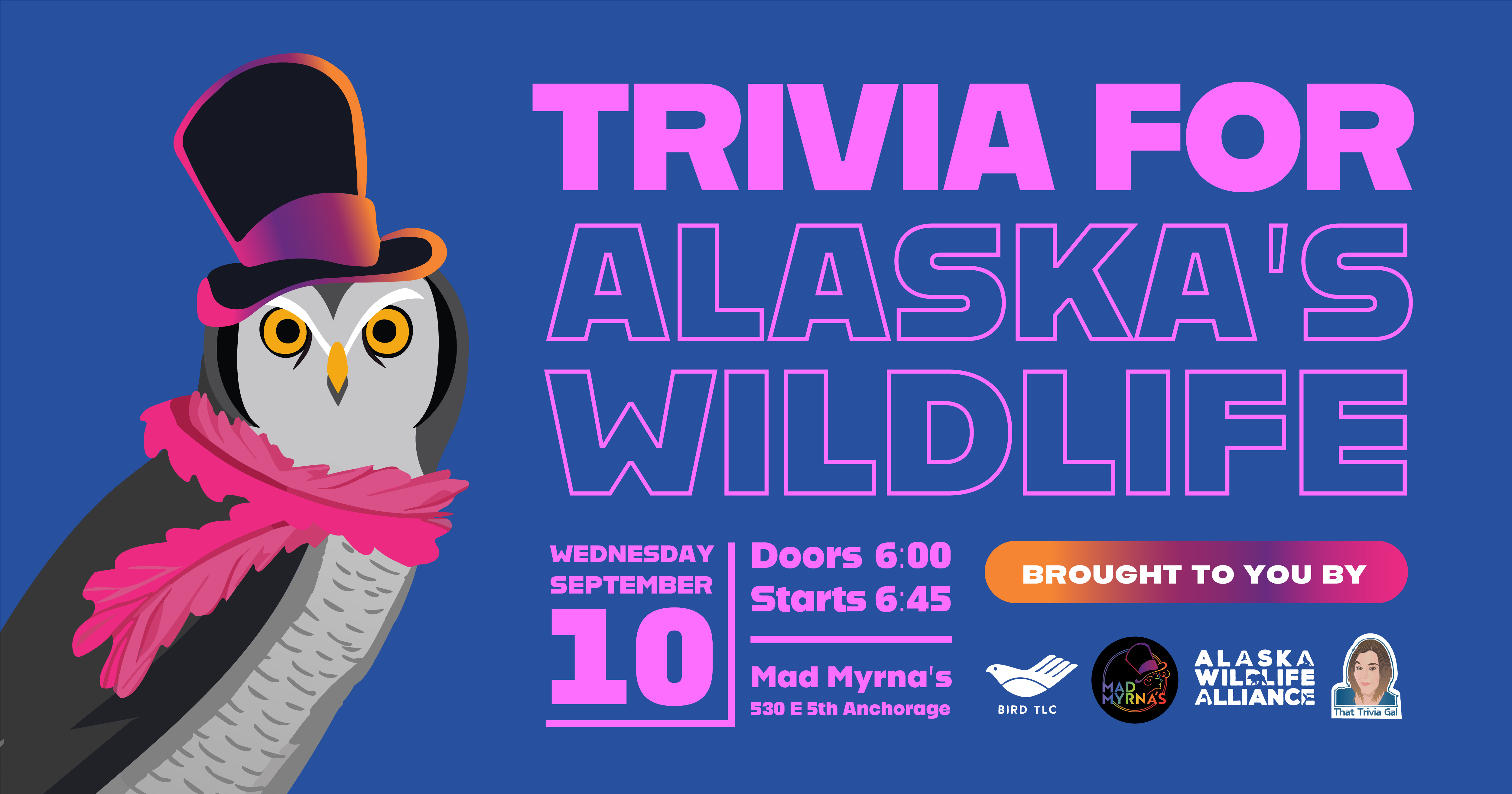 Campaign cover image for Trivia Night for Alaska's Wildlife