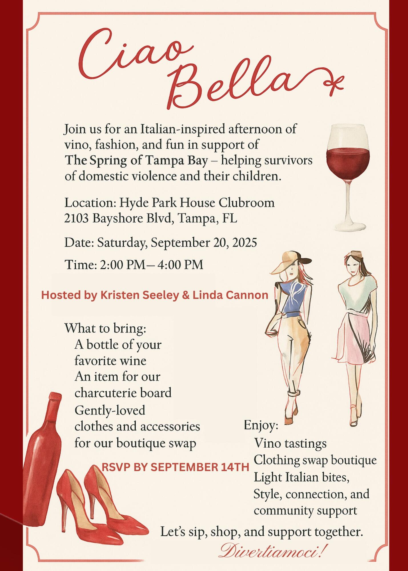 Campaign cover image for Ciao Bella | A Night for The Spring of Tampa Bay