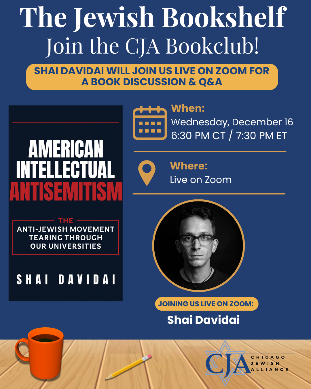 Campaign cover image for CJA: The Jewish Bookshelf: American Intellectual Antisemitism by Shai Davidai