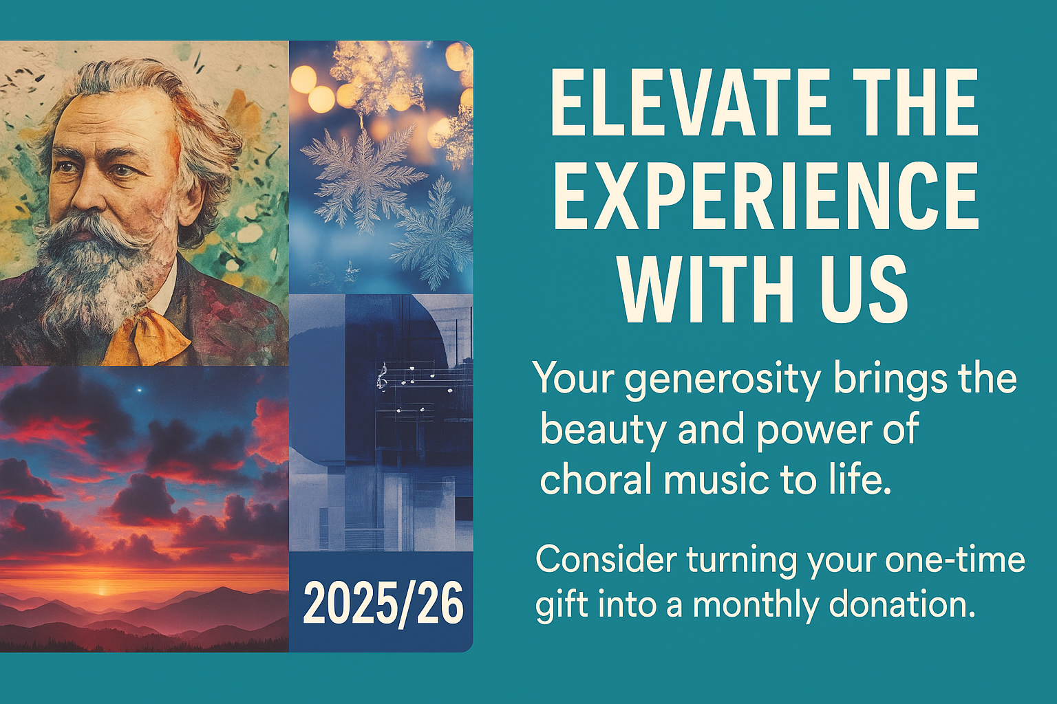 Campaign cover image for Single & Sustaining Donations - 2025-2026 Season