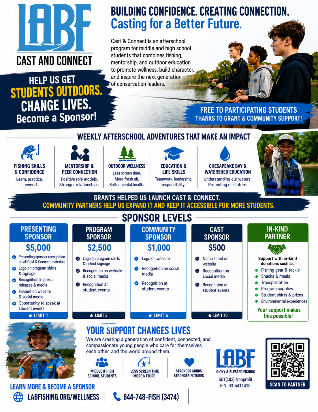 Campaign cover image for Cast & Connect Youth Wellness & Student Mentoring