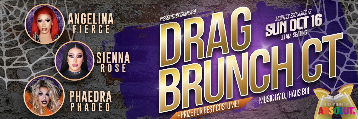 Campaign cover image for Drag Brunch CT in October! (SUN OCT 16, 2022)