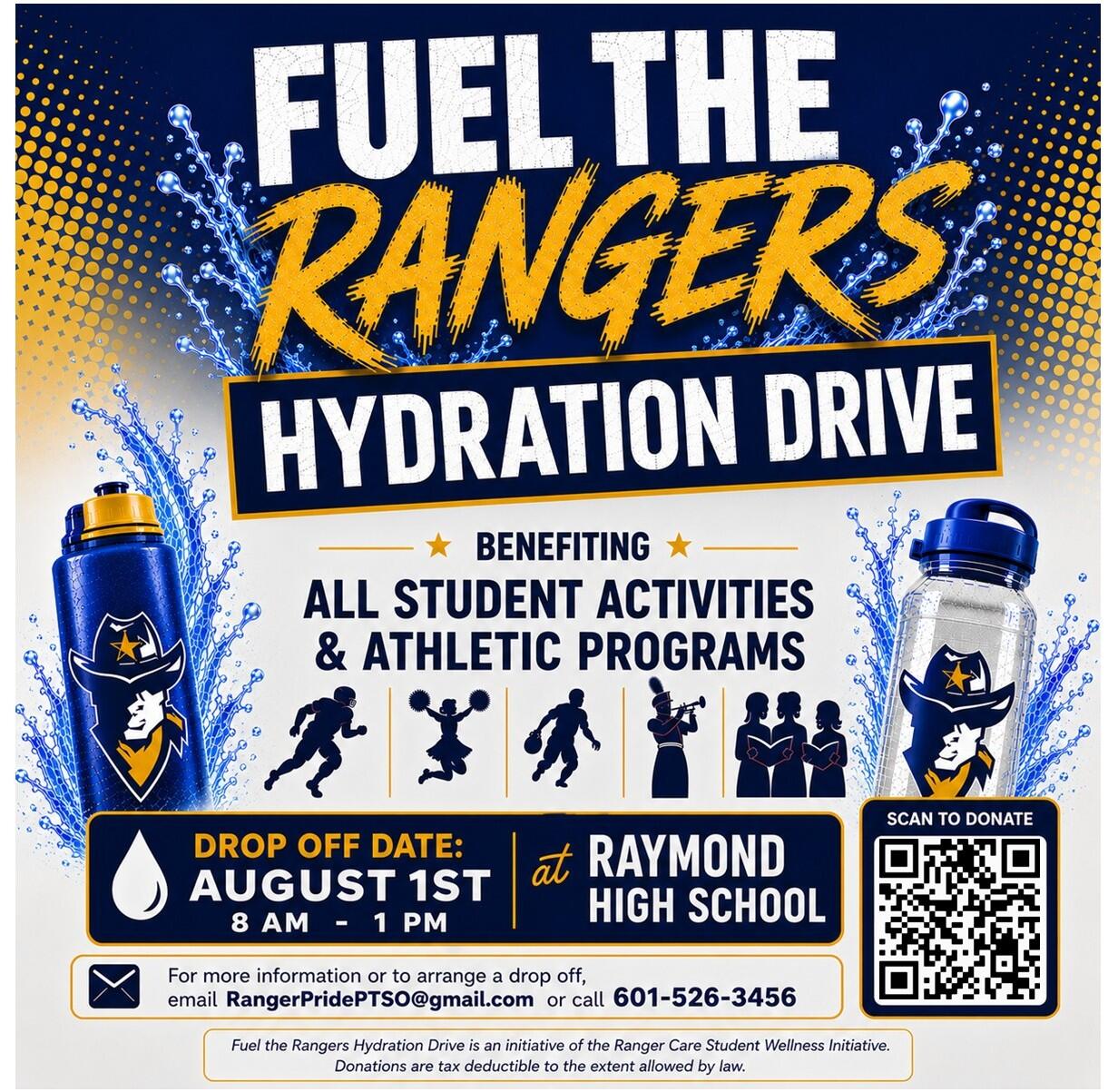 Campaign cover image for Fuel the Rangers Hydration Drive