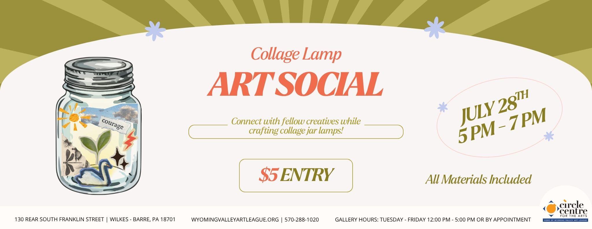Campaign cover for Art Social: Collage Lamps