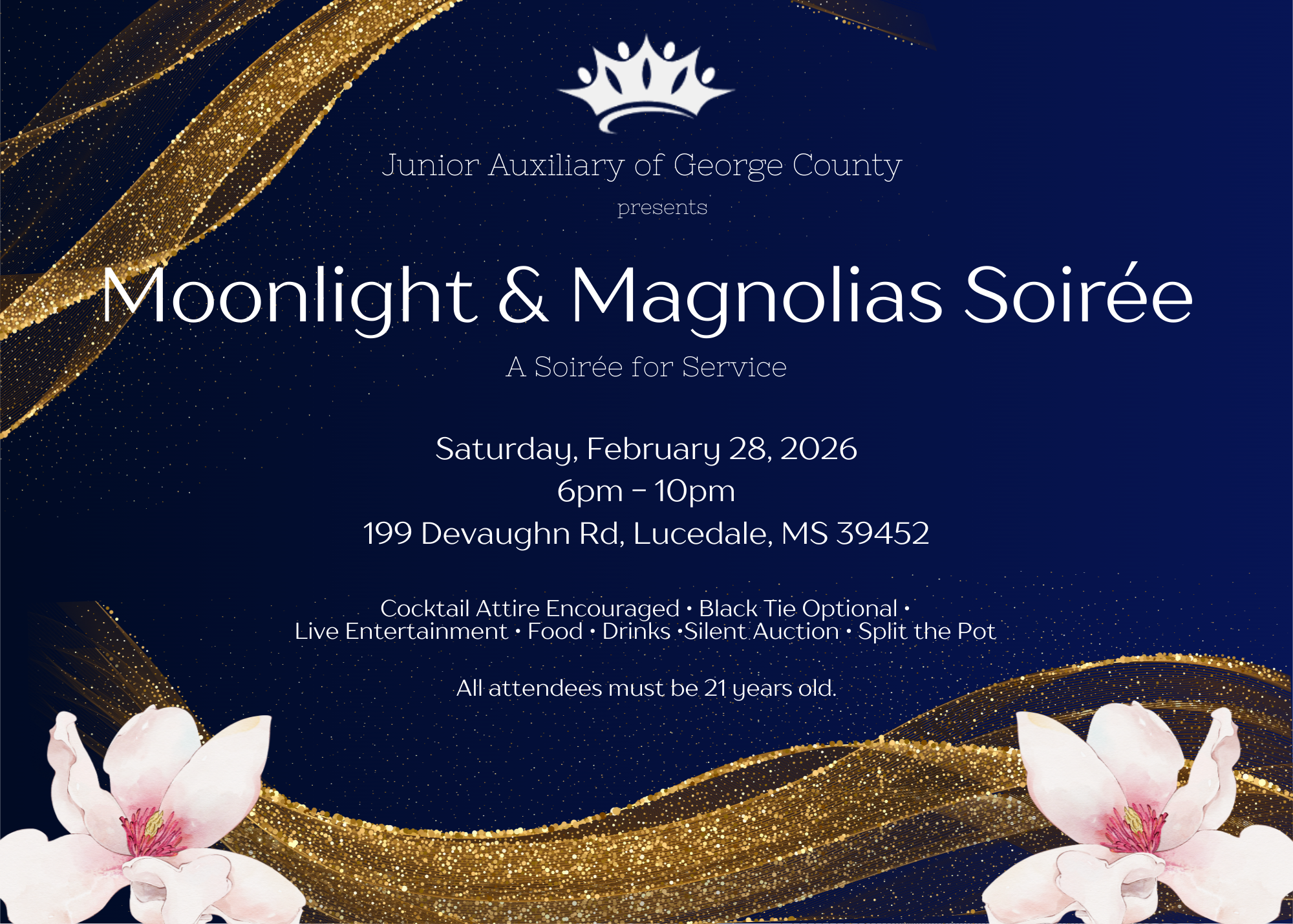 Campaign cover image for Moonlight & Magnolias Soirée