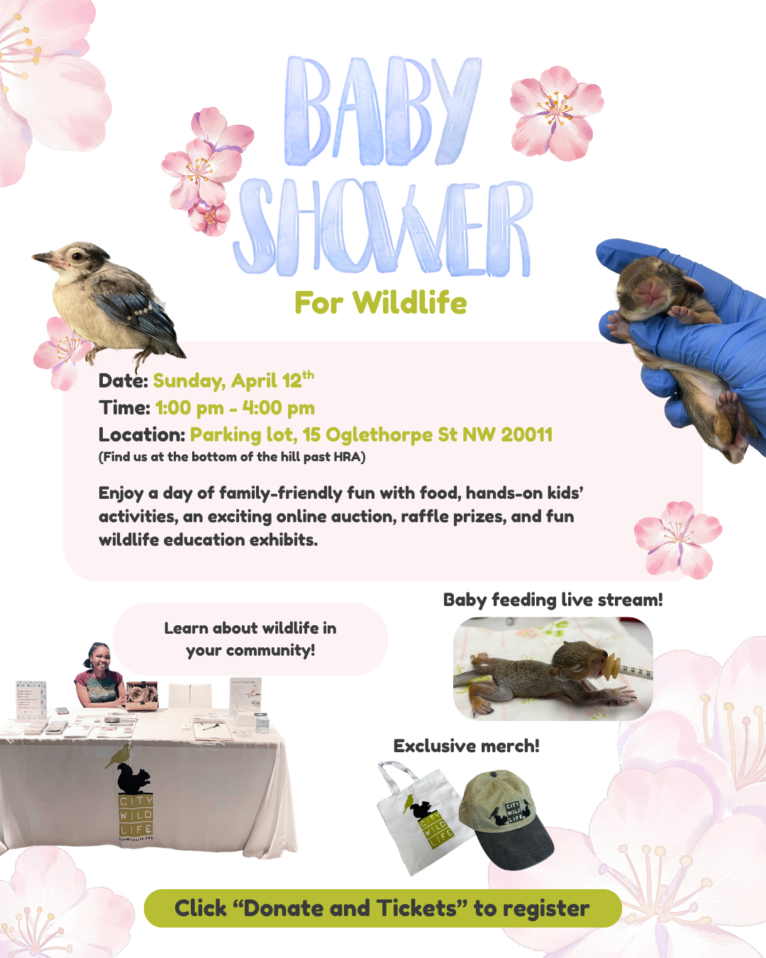 Campaign cover image for Wildlife Baby Shower