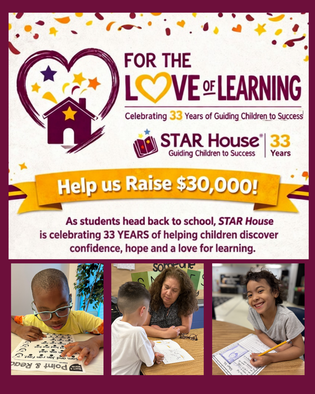 Campaign cover image for For the Love for Learning