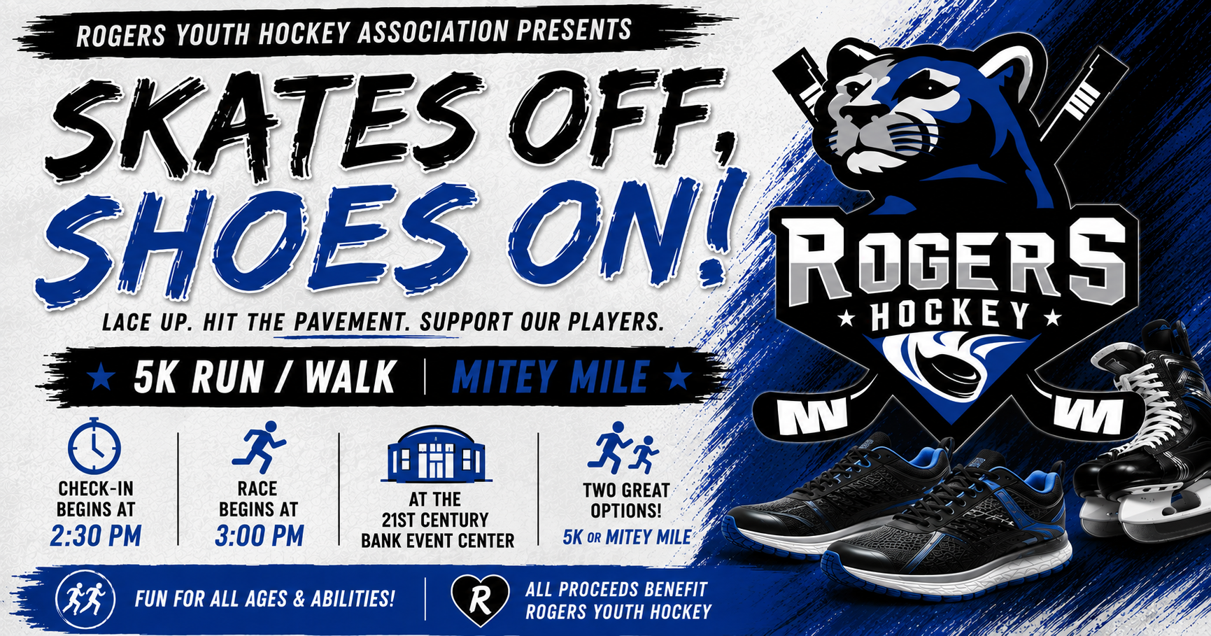 Campaign cover image for Skates Off, Shoes On - Rink Race