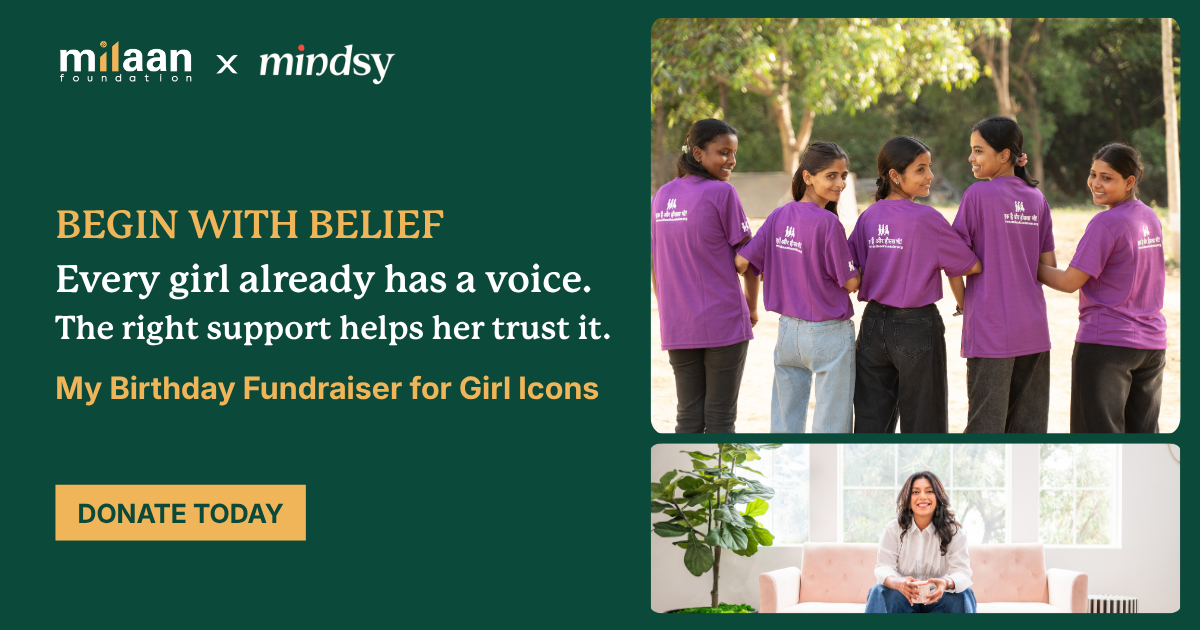 Campaign cover image for My Birthday Fundraiser for Girl Icons in India