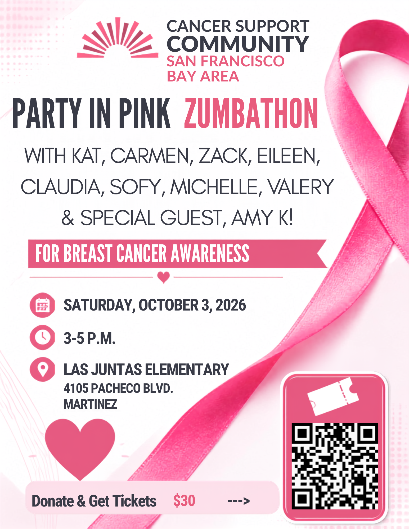 Campaign cover image for 2026 Party in Pink Zumbathon