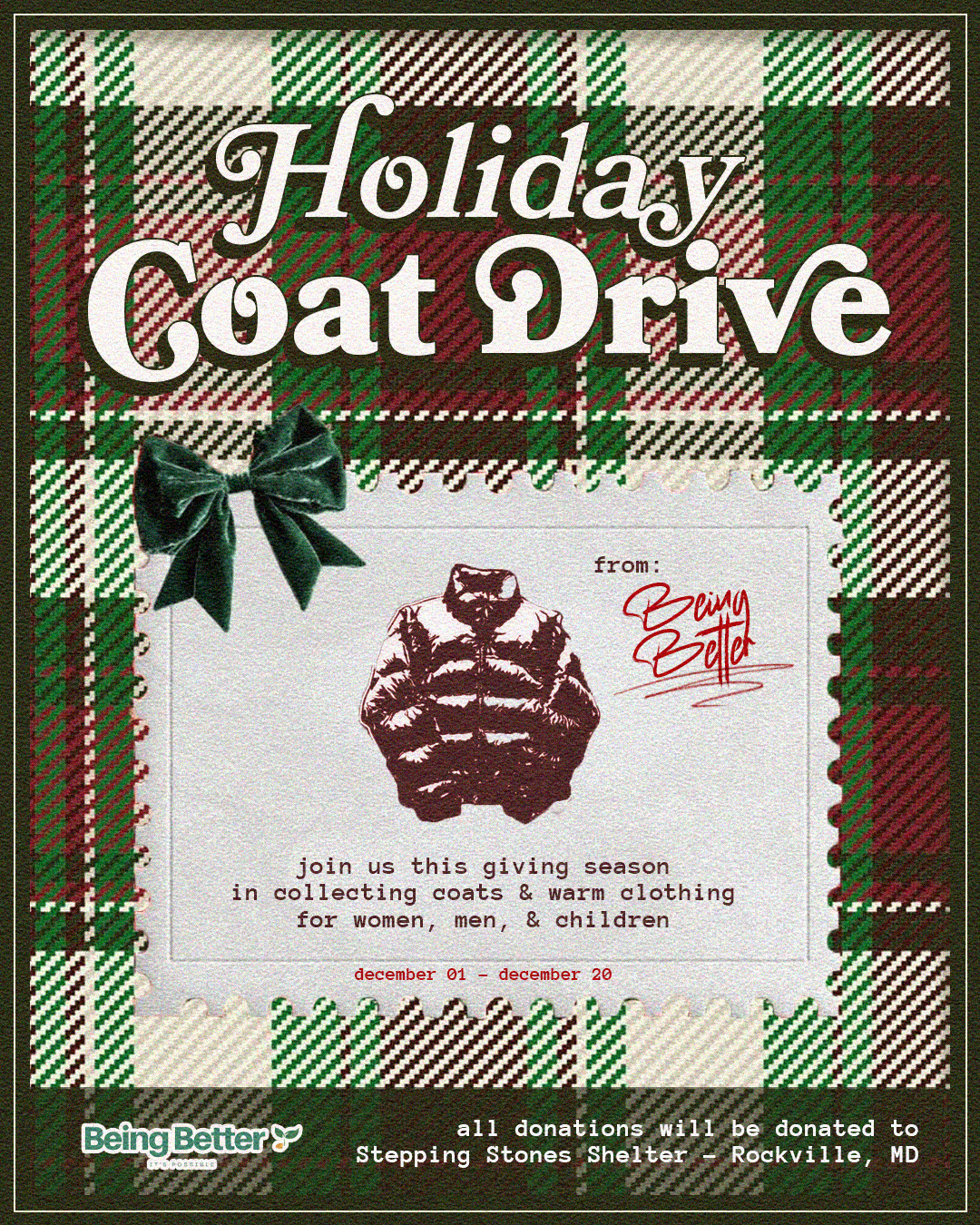 Campaign cover for Being Better Holiday Coat Drive