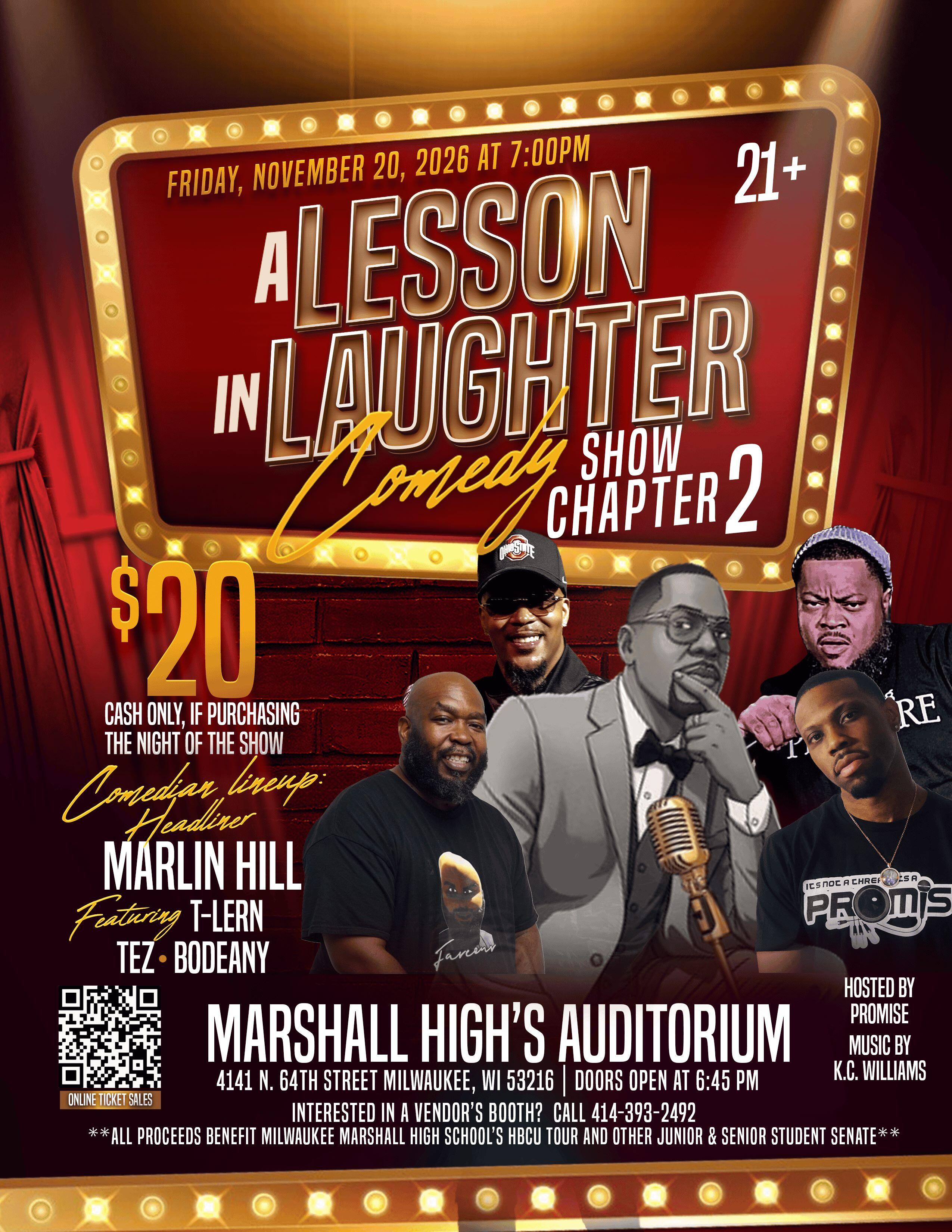 Campaign cover image for 2026 Marshall High School Community Comedy Show