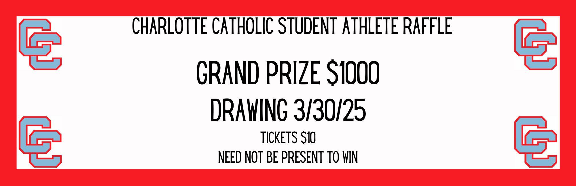 Campaign cover image for 2025 Charlotte Catholic Student Athlete Raffle
