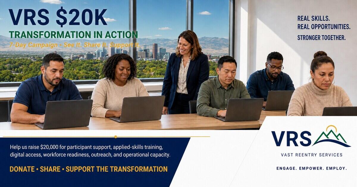 Campaign cover image for VRS $20K Transformation in Action Campaign