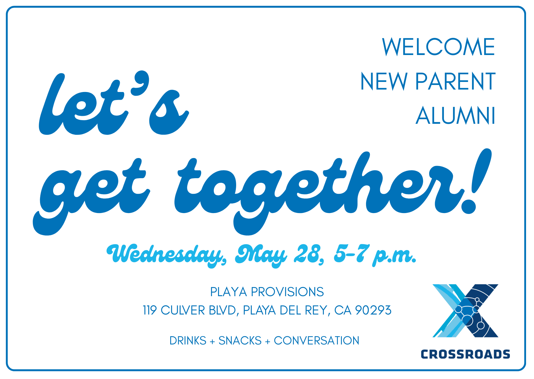 Campaign cover image for New Parent Alumni Get Together