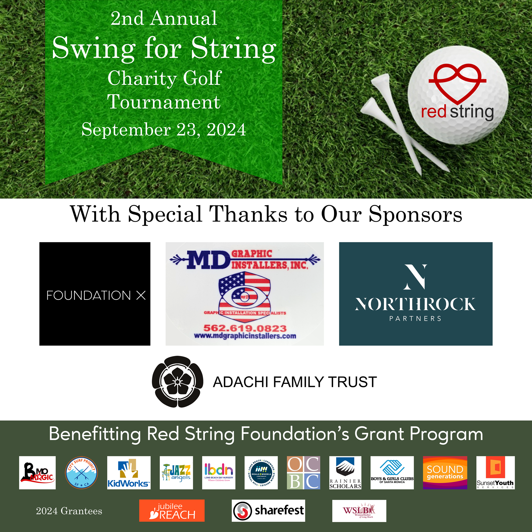 Campaign cover image for 2nd Annual Swing for String Golf Tournament and Online Auction