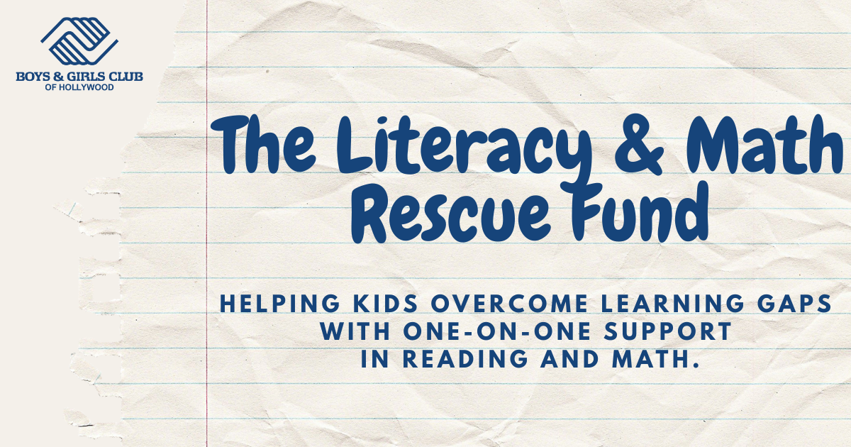 Campaign cover image for The Literacy & Math Rescue Fund