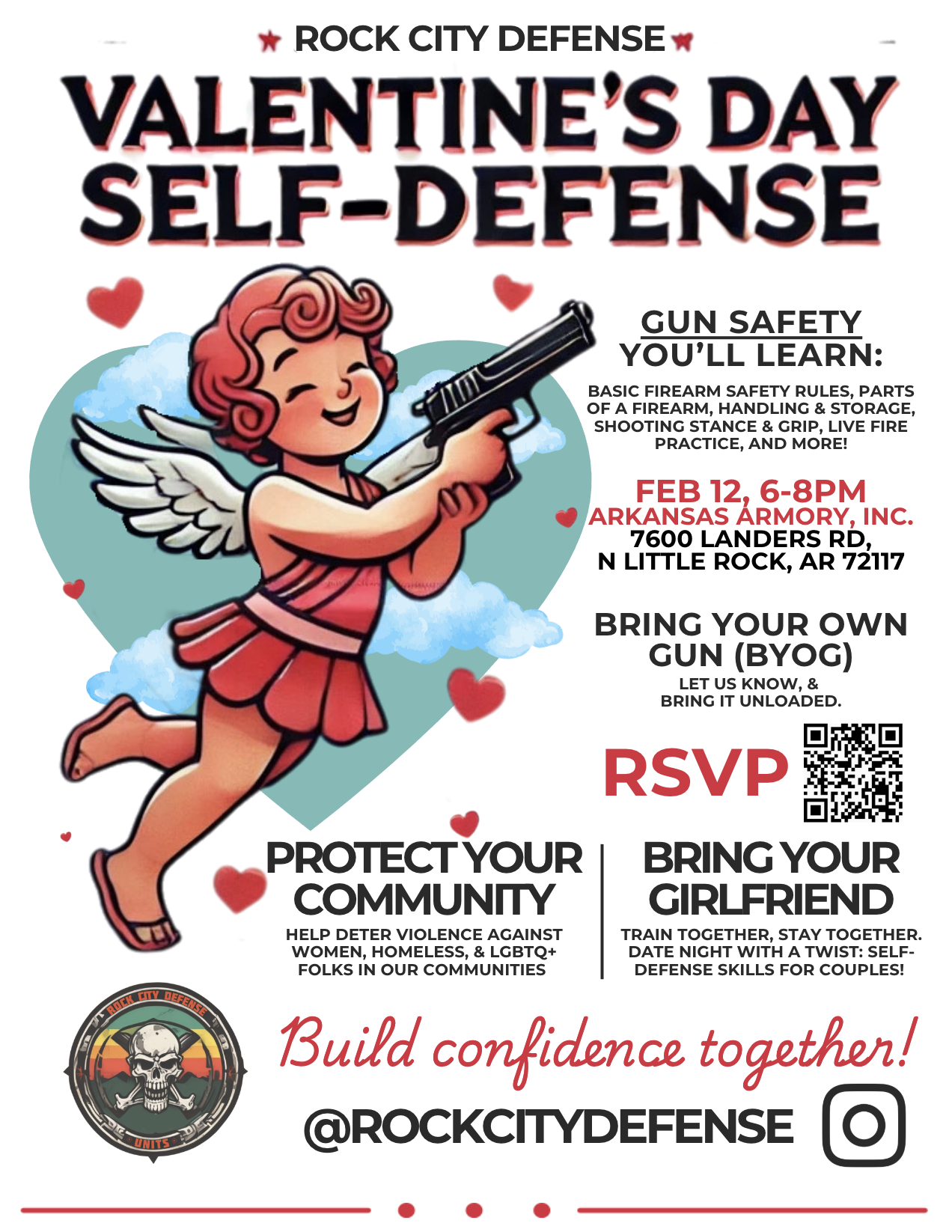 Campaign cover image for VALENTINE'S DAY SELF-DEFENSE TRAINING