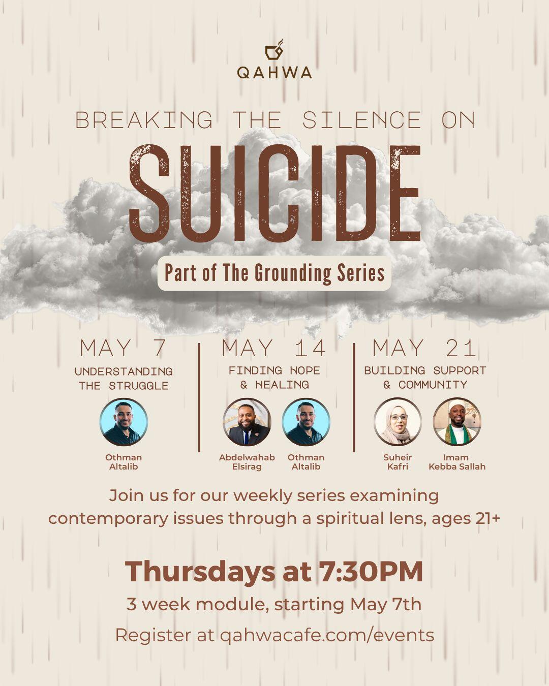 Campaign cover image for The Grounding: Breaking the Silence on Suicide