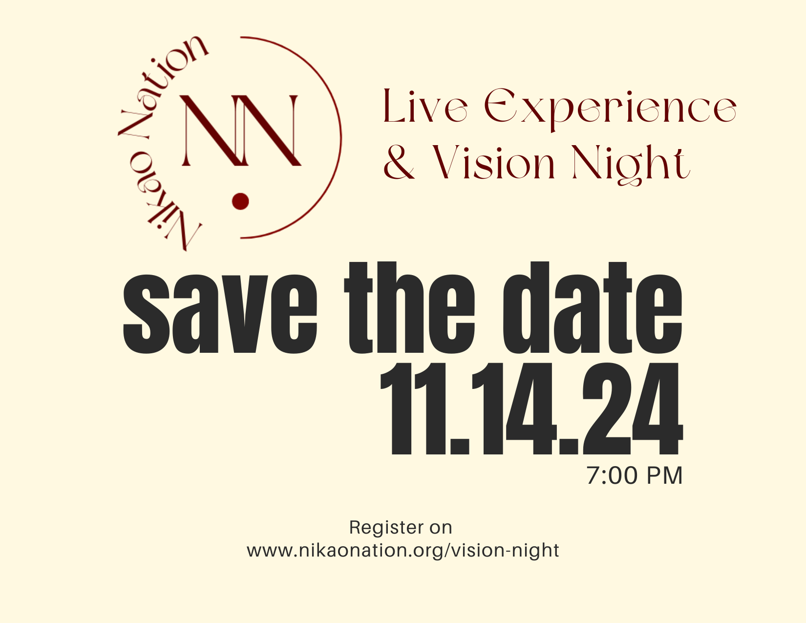 Campaign cover image for Nikao Nation Vision Night