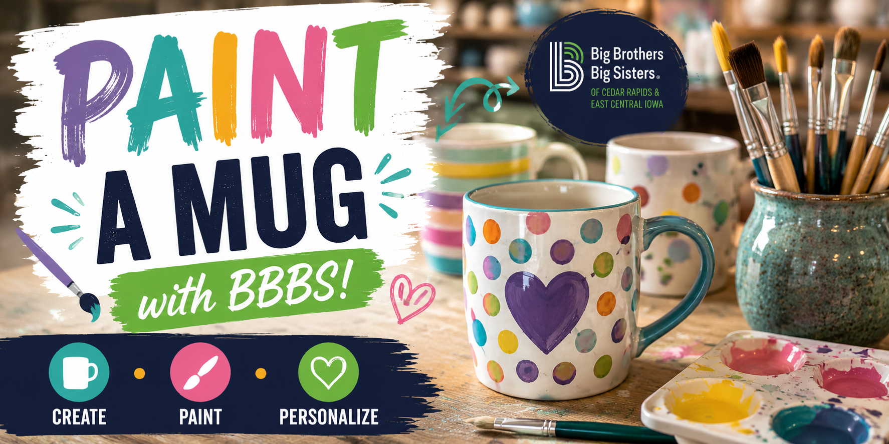 Campaign cover image for ☕🎨 Paint a Mug with BBBS!