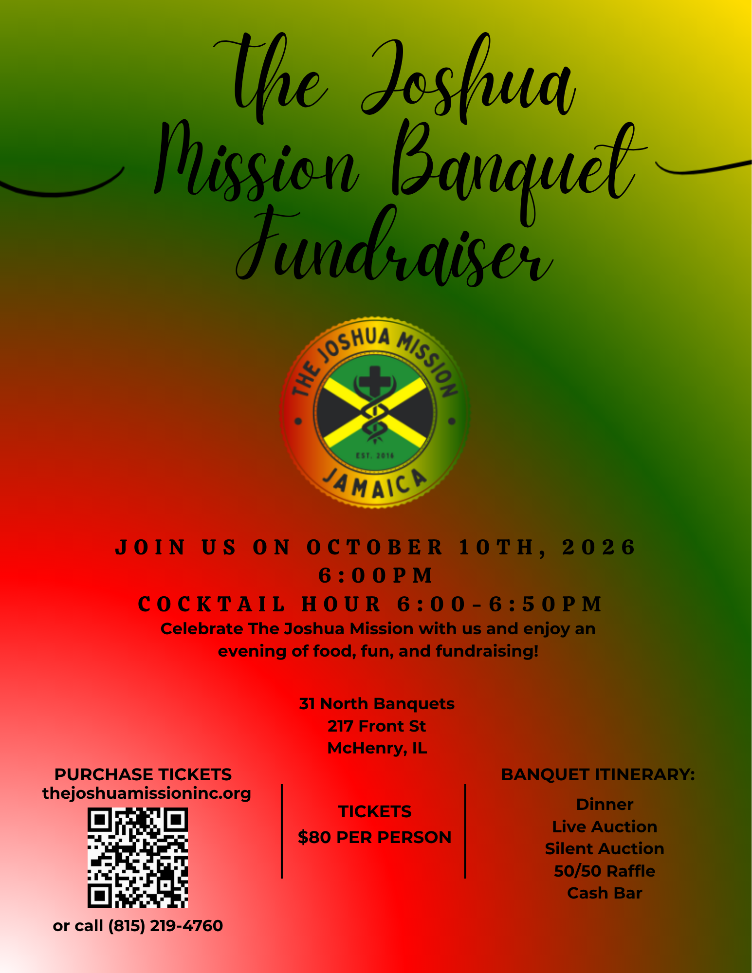 Campaign cover image for The Joshua Mission Banquet Fundraiser (2026)