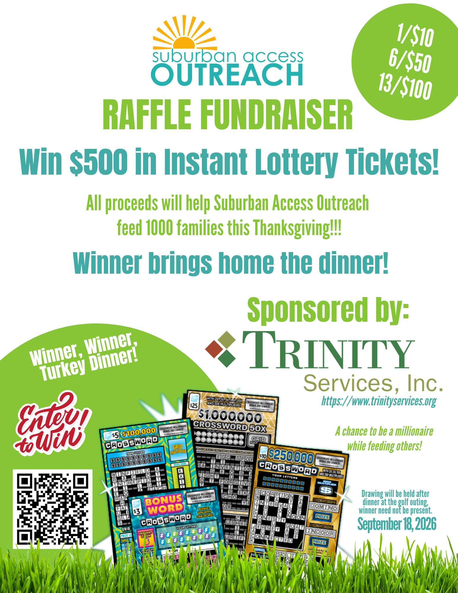 Campaign cover image for WIN $500 IN INSTANT LOTTERY TICKETS!