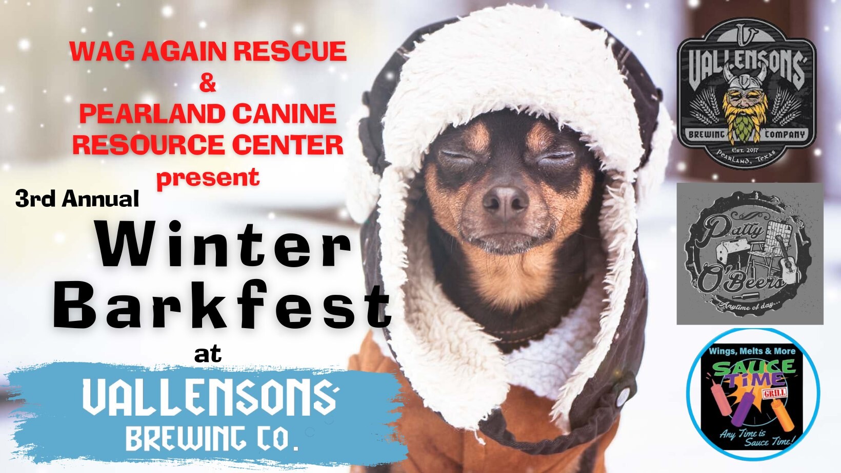 Campaign cover image for 3rd Annual Winter Barkfest