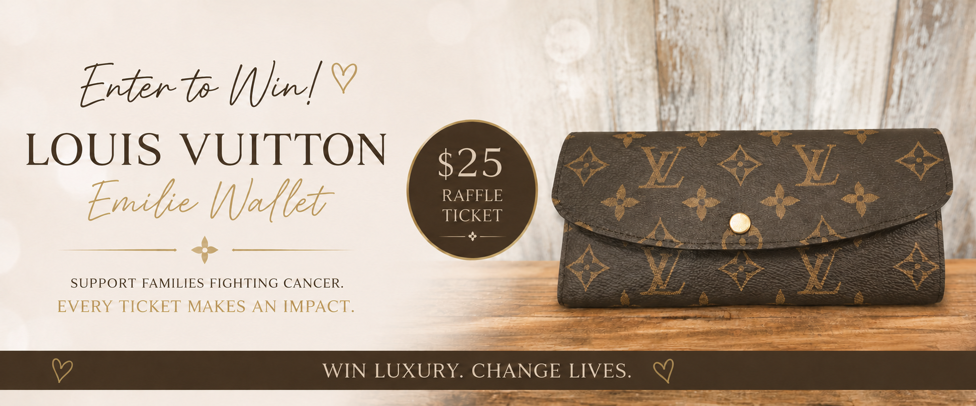 Campaign cover image for Louis Vuitton Emilie Wallet