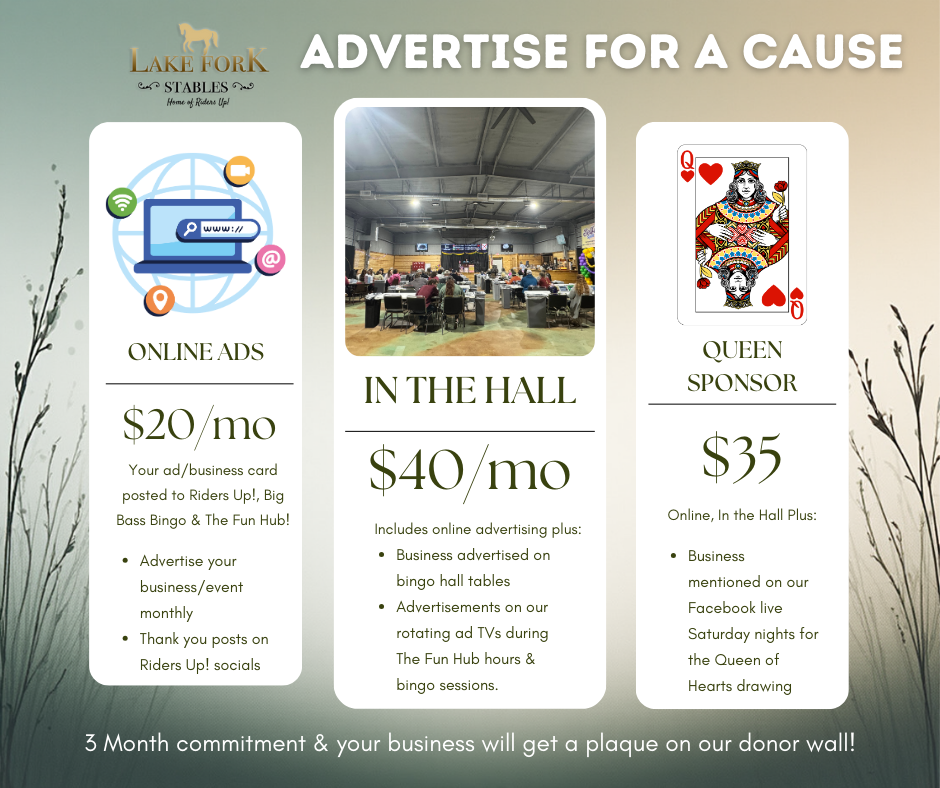 Campaign cover image for Sponsors for a Cause at Big Bass Bingo