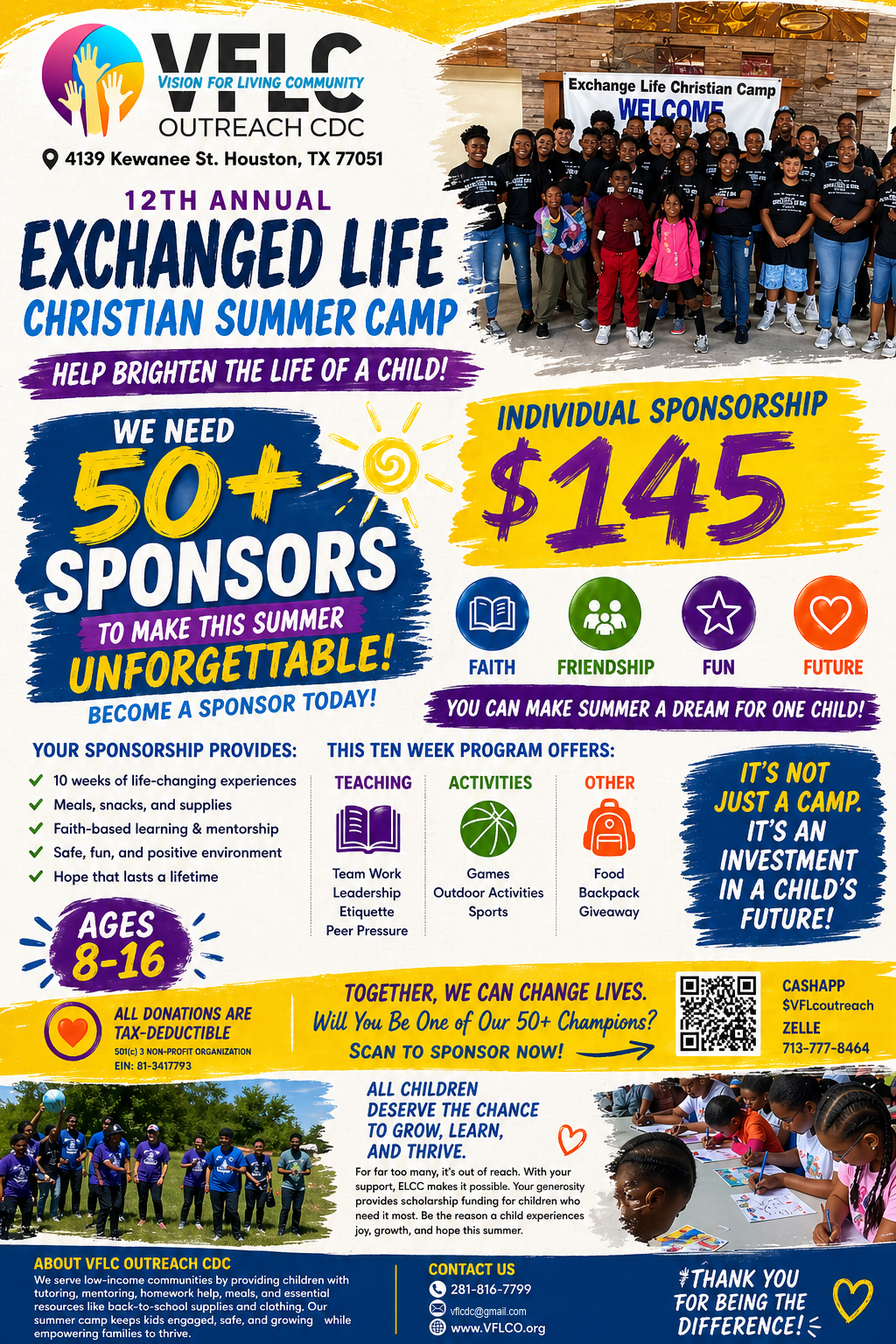 Campaign cover for ELC Summer Camp