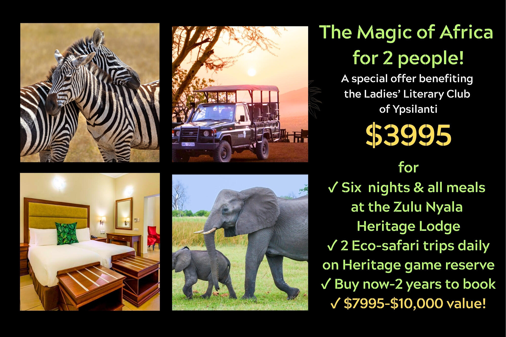 Campaign cover for 2026 Zulu Nyala Eco-Safari Package