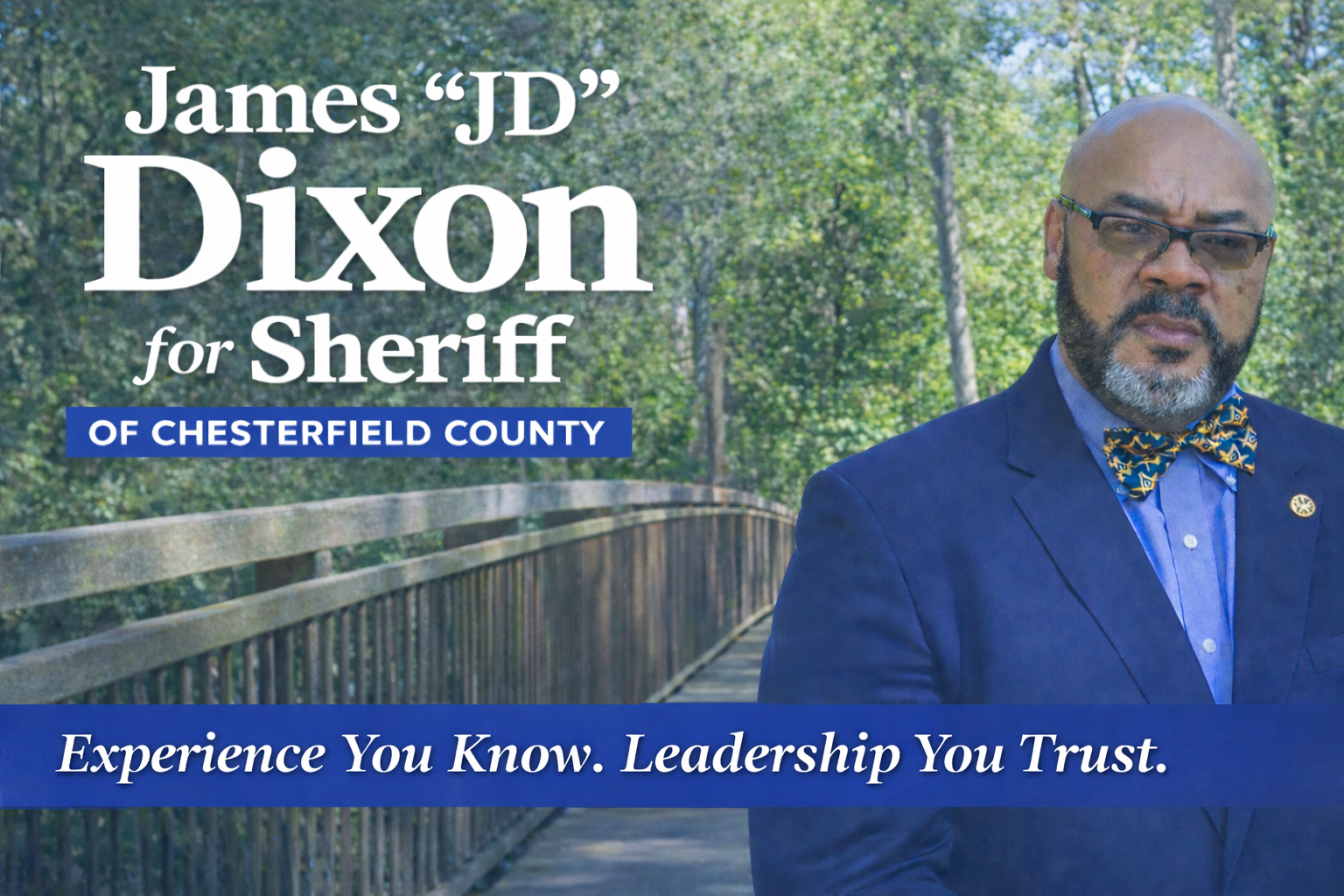 Campaign cover image for James "JD" Dixon for Sheriff of Chesterfield County
