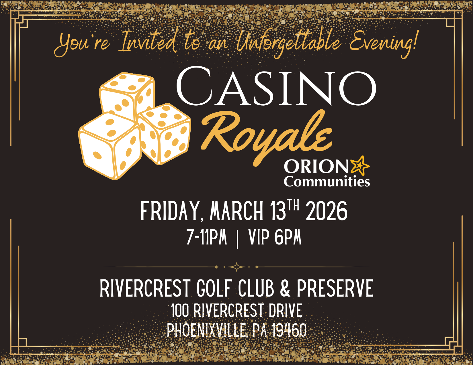 Campaign cover image for 4th Annual CASINO ROYALE at the RiverCrest Golf Club 2026