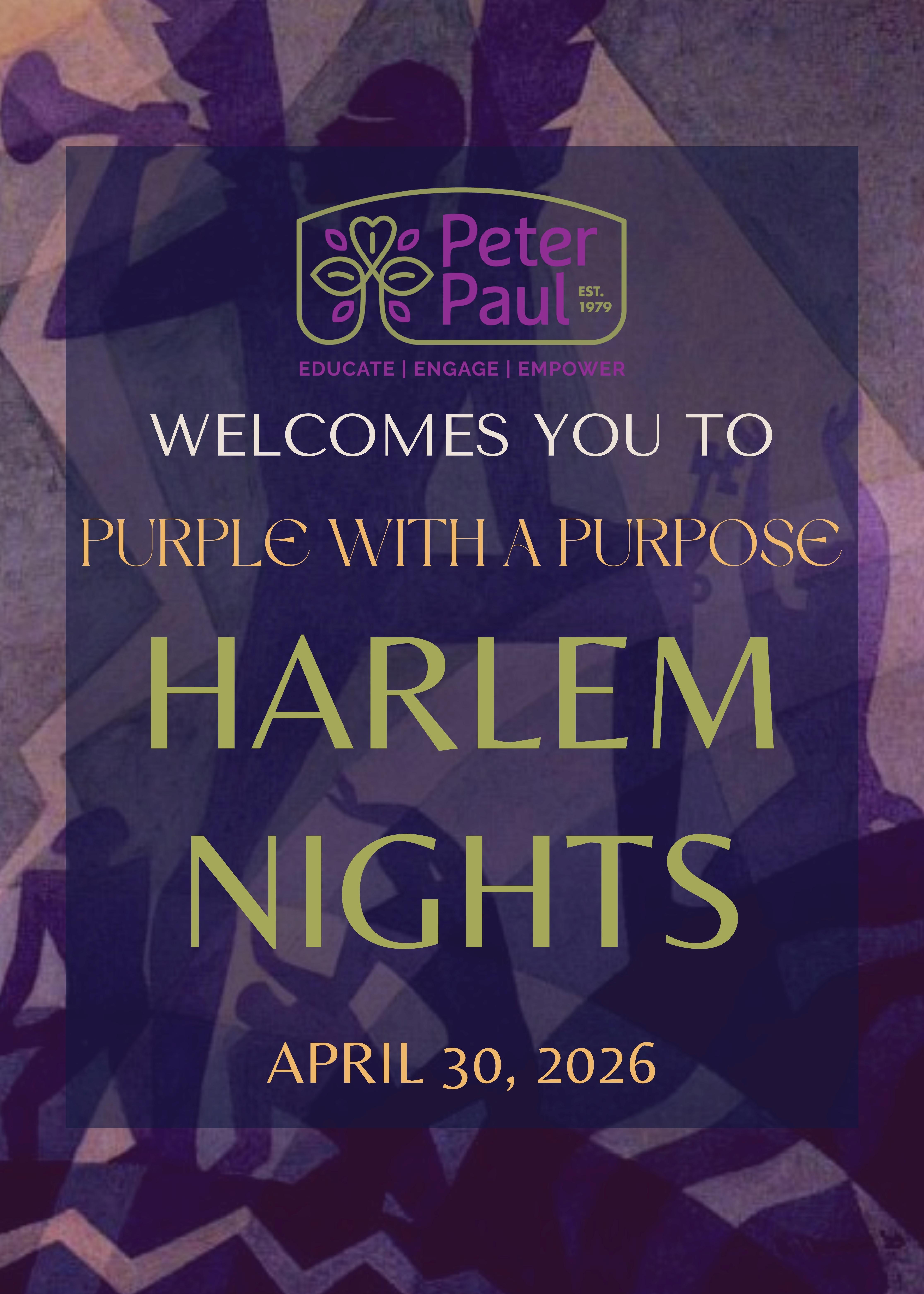 Campaign cover image for Purple with a Purpose: Harlem Nights