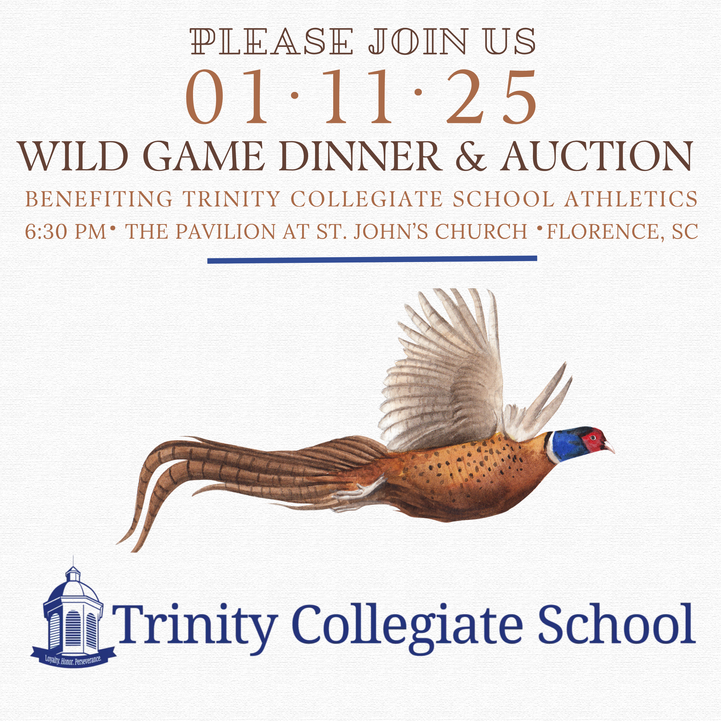 Campaign cover image for Wild Game Dinner 2025