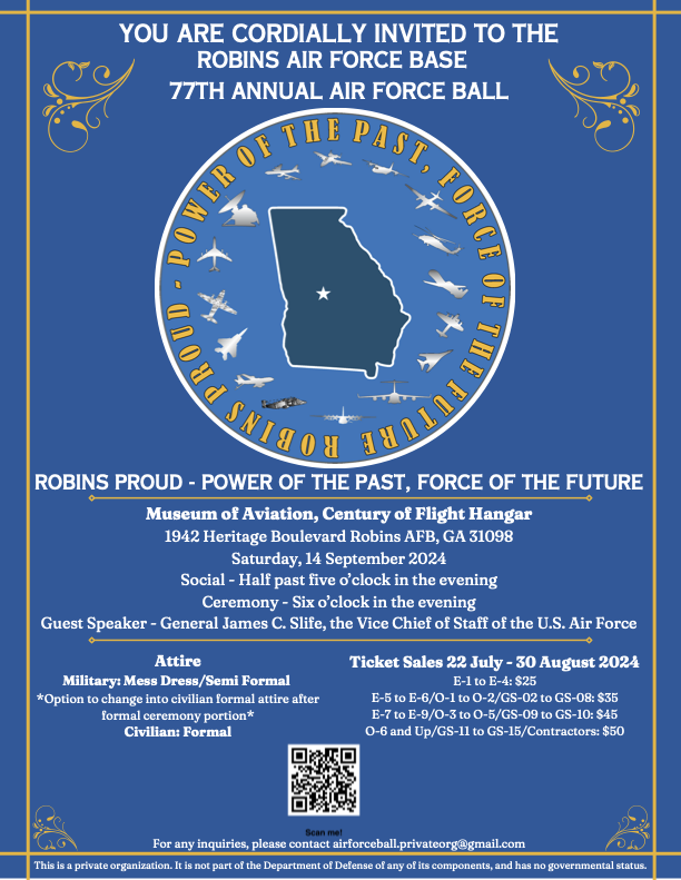 Team Robins 77th Annual Air Force Ball