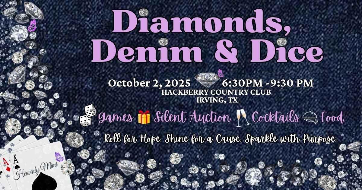 Campaign cover image for Heavenly Mimi Diamonds, Denim and Dice Fundraiser