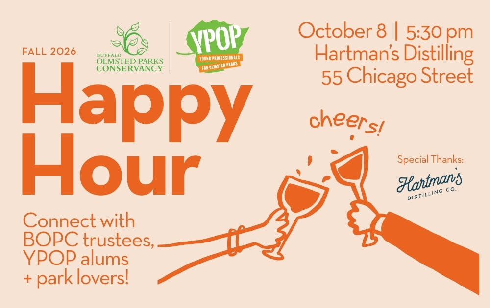 Campaign cover image for 2026 Buffalo Olmsted Parks x YPOP Happy Hour 🎉