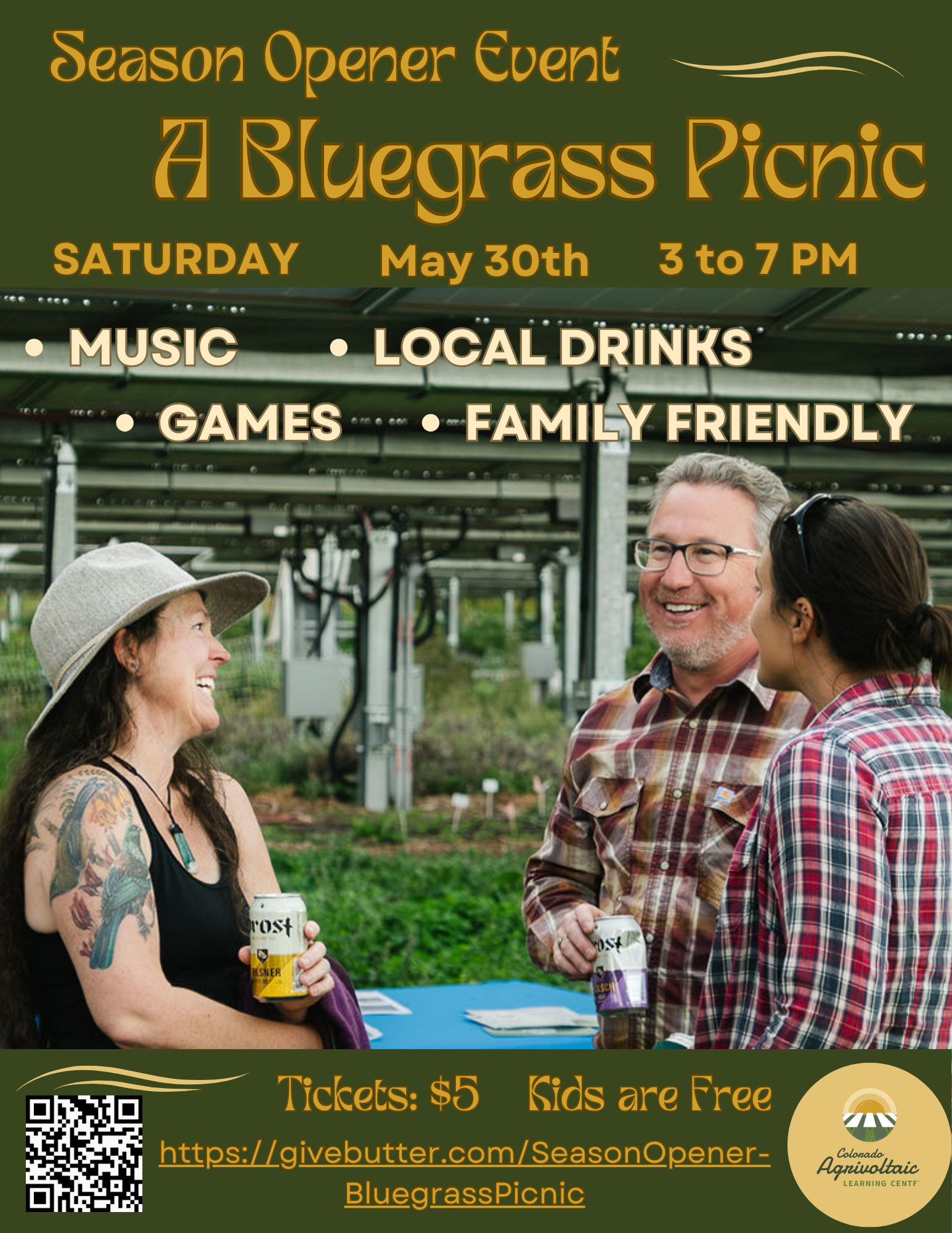 Campaign cover image for Season Opener: a Bluegrass Picnic
