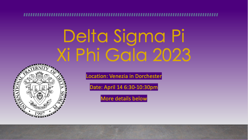 Campaign cover image for Delta Sigma Pi, Xi Phi Gala - Spring 2023
