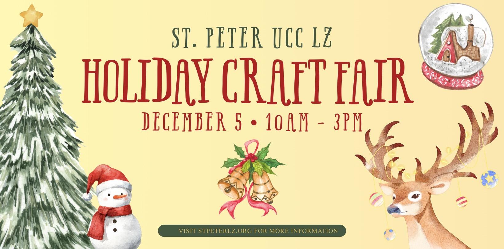 Campaign cover image for St Peter UCC LZ Holiday Craft Fair